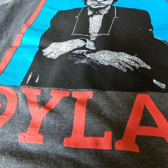 NWT Men's Bob Dylan Graphic Black Short Sleeved T Shirt Size Small - Picture 3 of 7